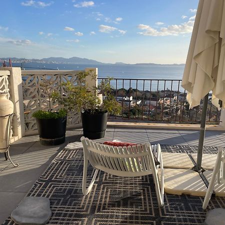 Superbe Terrasse Avec Vue Panoramique Sur La Mer مارسيليا المظهر الخارجي الصورة