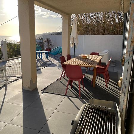 Superbe Terrasse Avec Vue Panoramique Sur La Mer مارسيليا المظهر الخارجي الصورة